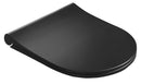 Toiletzitting Avva Slim Soft-close Quick Release Mat Zwart