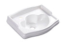 RETRO Keramische Toiletfontein Kraangat Links 41x30cm Wit