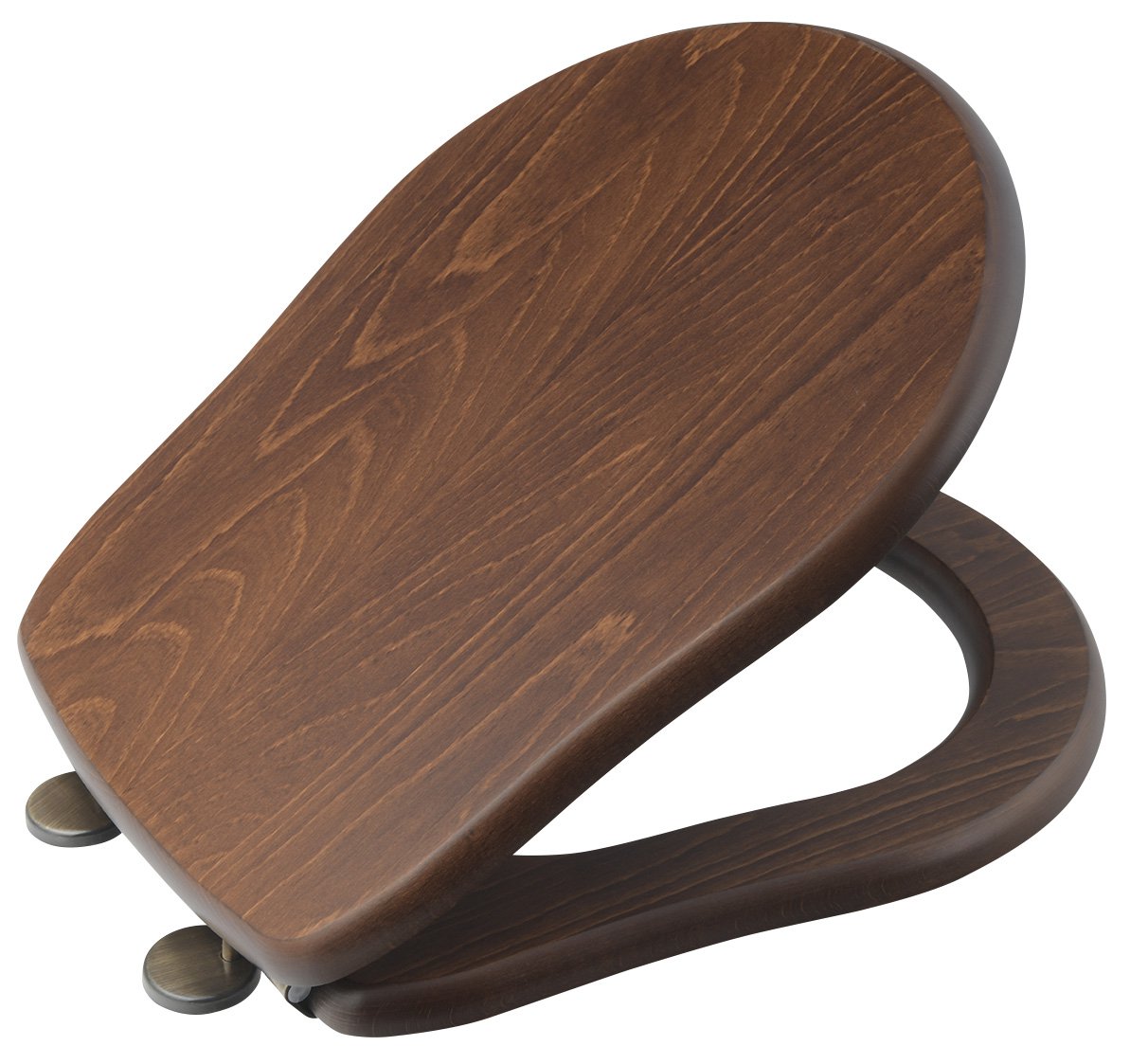 Kerasan Retro Toiletzitting, Walnut/Bronze