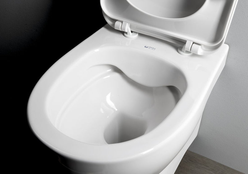 ABSOLUTE Rimless Wandtoilet Compleet met Schwab Inbouwframe Wit