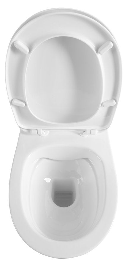 Hangende toiletpot verkort wandtoilet Absolute Rimless 35x50