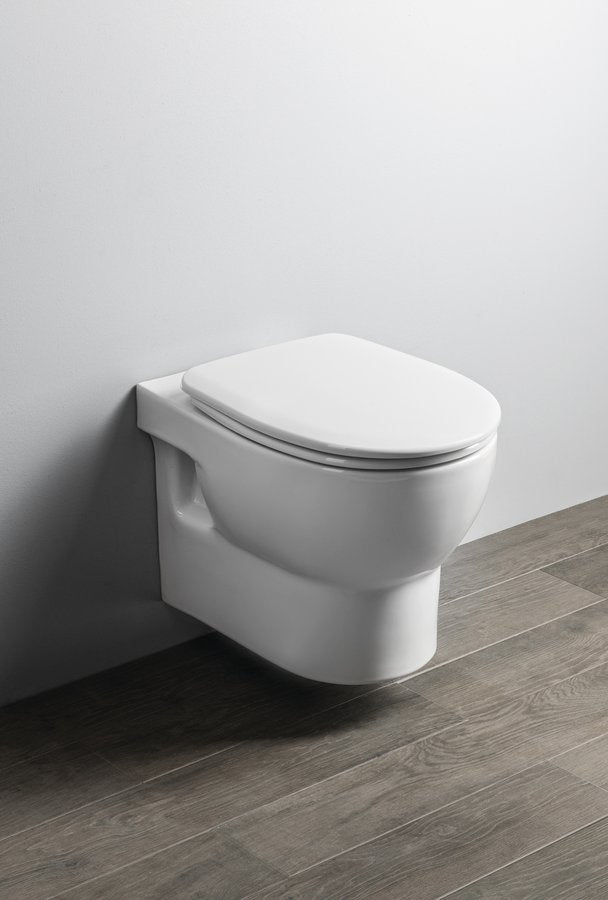 Hangende toiletpot verkort wandtoilet Absolute Rimless 35x50