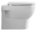 Hangende toiletpot verkort wandtoilet Absolute Rimless 35x50
