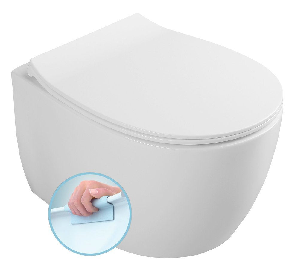 Wandtoilet Sentimenti 36X51Cm Wit Randloos