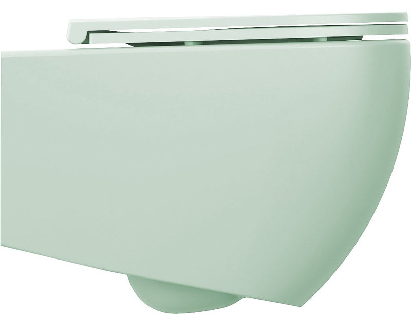 INFINITY Rimless Hangend Toilet 36,5x53cm Mint Groen