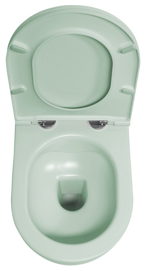 INFINITY Rimless Hangend Toilet 36,5x53cm Mint Groen