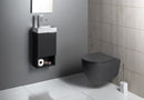 INFINITY Rimless Hangend Toilet 36,5x53cm Antraciet