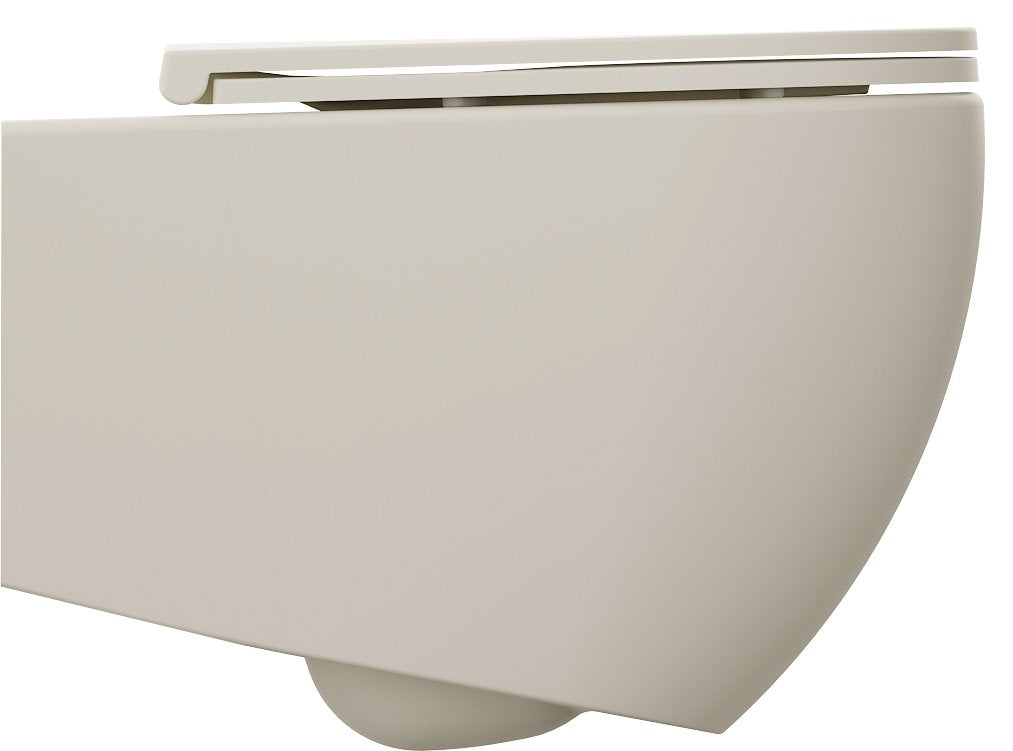 Infinity Rimless Hangend Toilet 36,5X53Cm Ivoor