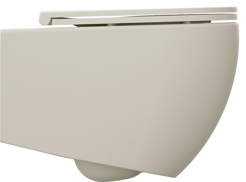 INFINITY Rimless Hangend Toilet 36,5x53cm Ivoor