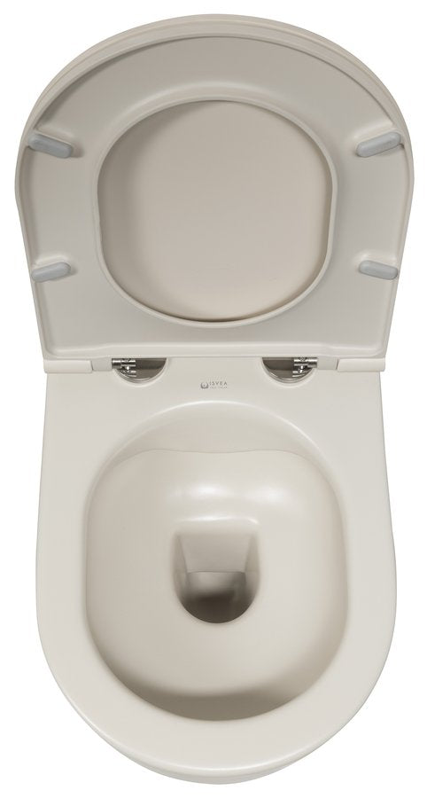 INFINITY Rimless Hangend Toilet 36,5x53cm Ivoor