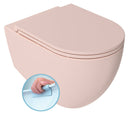 INFINITY Rimless Hangend Toilet 36,5x53cm Zalm rose