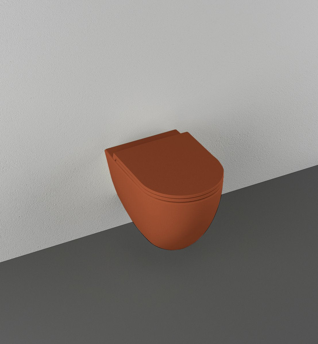 Wandtoilet Infinity 36,5X53Cm Randloos Terracotta
