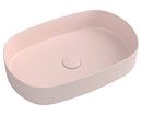 Infinity Ovale Keramische Waskom Voor Opbouw 55x36 Cm Zalmroze