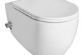 Rimless toilet Infinity wit incl. kraan en bidetsproeier