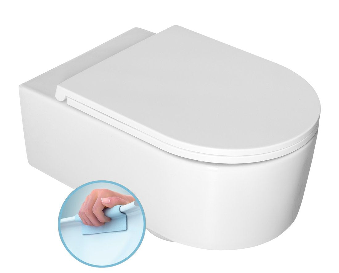 Wandtoilet Sistema A 36X53,5Cm Wit Randloos