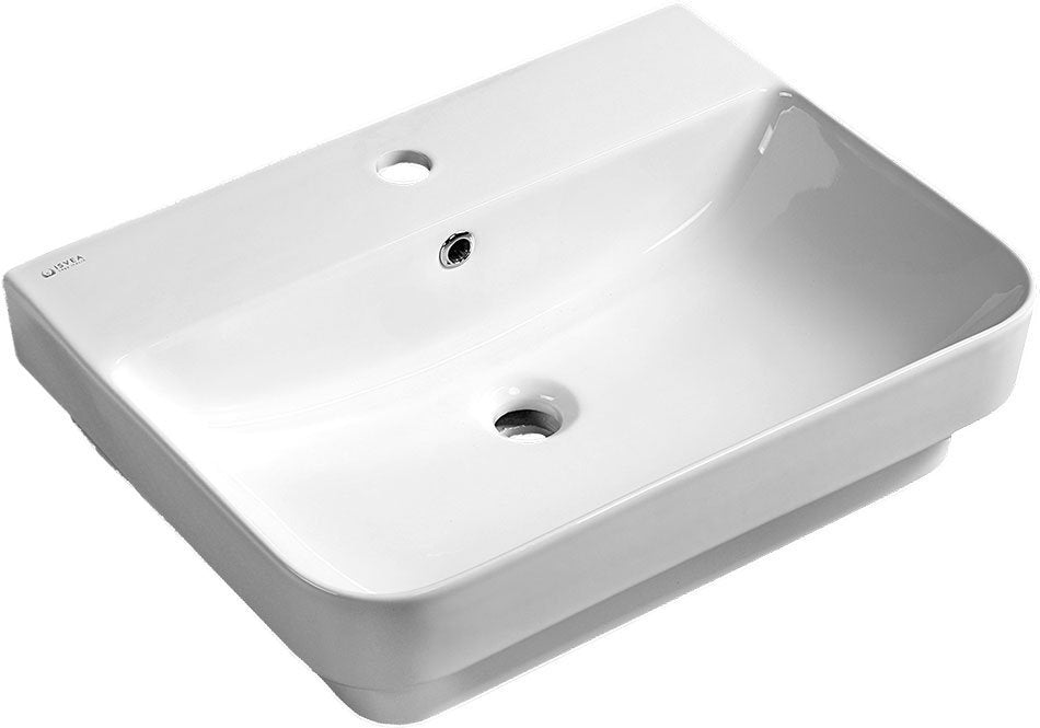 Isvea Sott Aqua Inbouwwastafel 57 X 44 Cm Wit