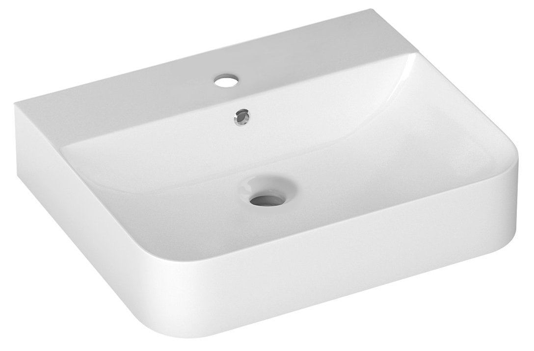 Isvea Sott Aqua Wastafel 61 X 50 Cm Wit