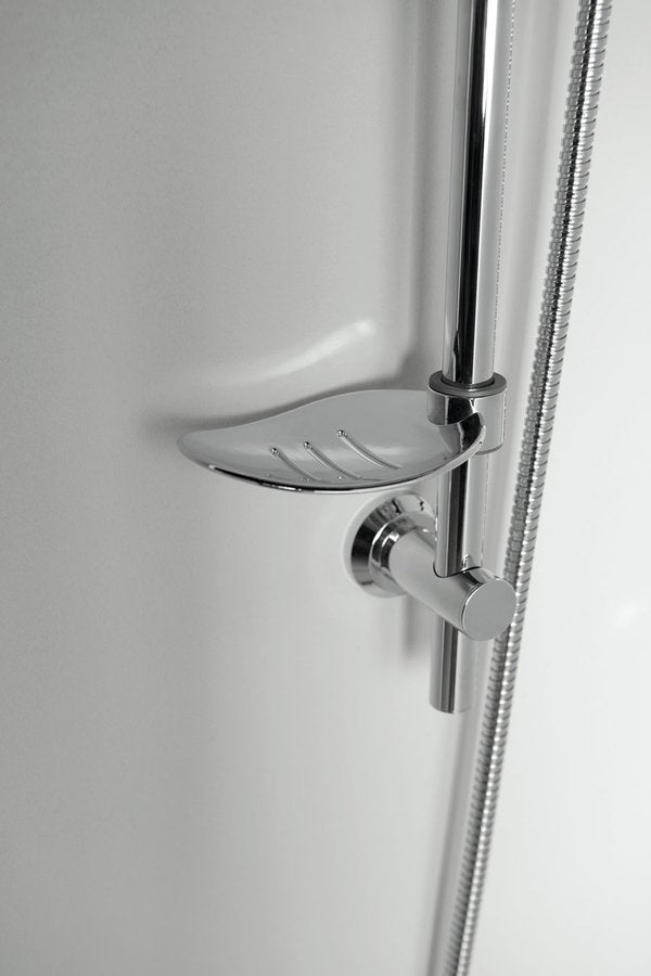 Aqualine Glijstang met Handdoucheset 60 cm Chroom