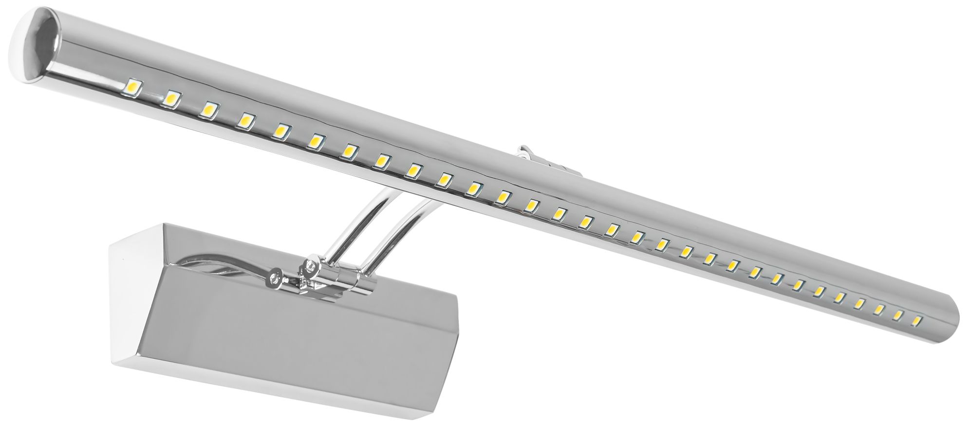 Wandlamp, Azuurblahawe leidde Boven een spiegel 7W 55cm App365-1W Chrome
