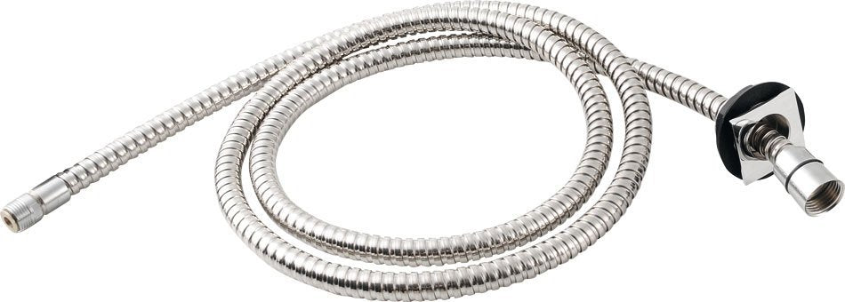 Sapho Deck Mount Handshower Fixing Station Inc Hose F1/2"-m3/8" Square Chroom afbeelding 1