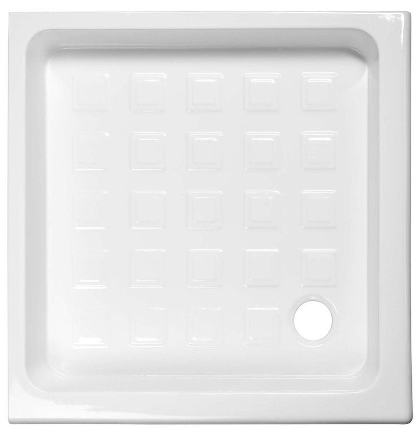 Retro Keramische Douchebak Vierkant 90 x 90 x 20