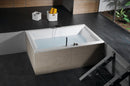 Polysan Dupla Tweepersoons Rechthoekig Ligbad 180x120 cm Wit afbeelding 3
