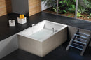 Polysan Dupla Tweepersoons Rechthoekig Ligbad 180x120 cm Wit afbeelding 5