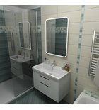 Detailweergave Sapho Float badkamerspiegel Wit