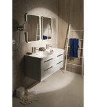 Detailweergave Sapho Float badkamerspiegel Wit