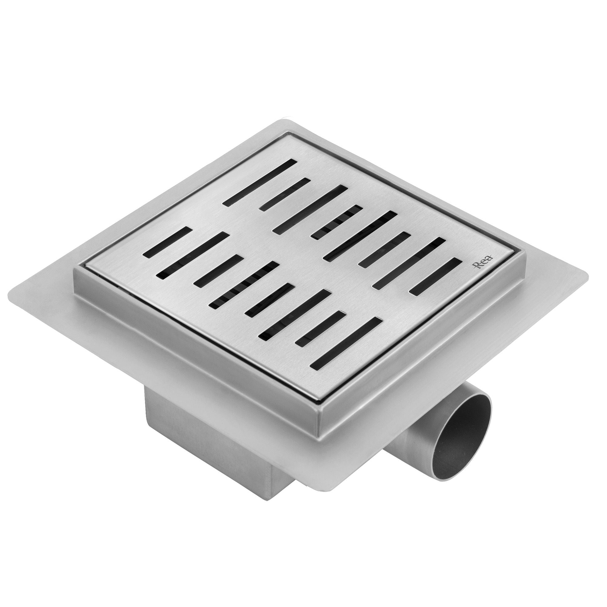Lineaire afvoer REA Line Brush Steel 15x15
