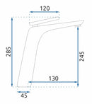 Wastafelkraan Rea Jager Black High - View 5