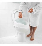 Ridder Handicap Toiletverhoger Met Deksel 10 Cm Wit Kunststof