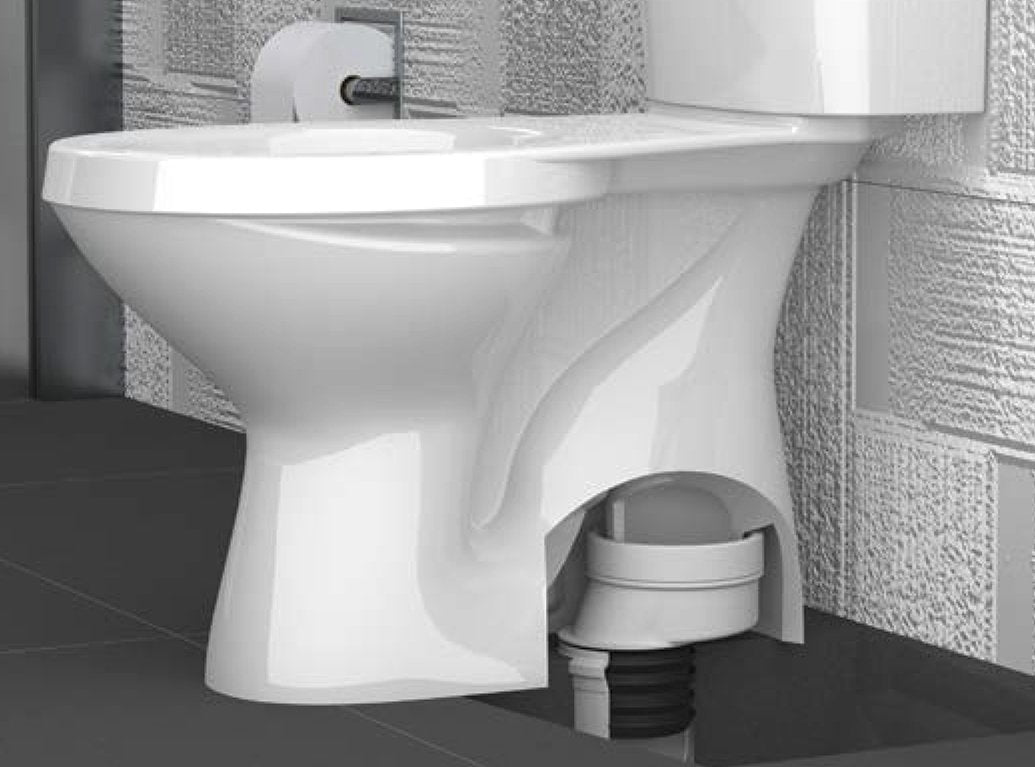 Toilet afvoer aansluiting 60mm, offset