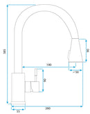 Keukenkraan REA CROSS CHROM - View 7