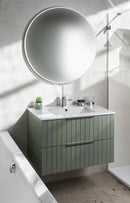 Sapho Slim Keramische Meubel Wastafel 80x46,5cm Wit