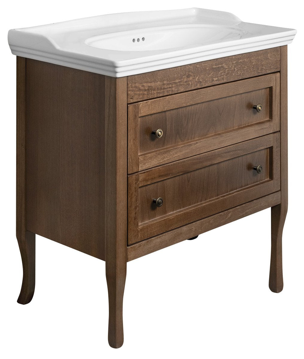 Sapho Retro Badmeubel 85x45x80 Cm Beuken