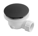 Douchebak Sifon Ø 90mm DN40 Mat Zwarte Deksel