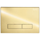 Een frame voor een set inbouw toiletpotten met een H Light Gold knop - View 3