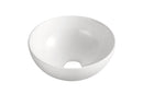 Luna waskom rond 32,5 x 14 cm keramiek glans wit