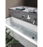 Polysan Noemi Rechthoekig Ligbad 160x70 cm Wit afbeelding 2