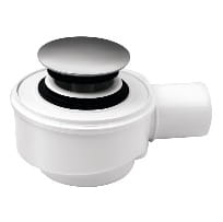 Douchebak Afvoerplug met Klikwaste 50 mm