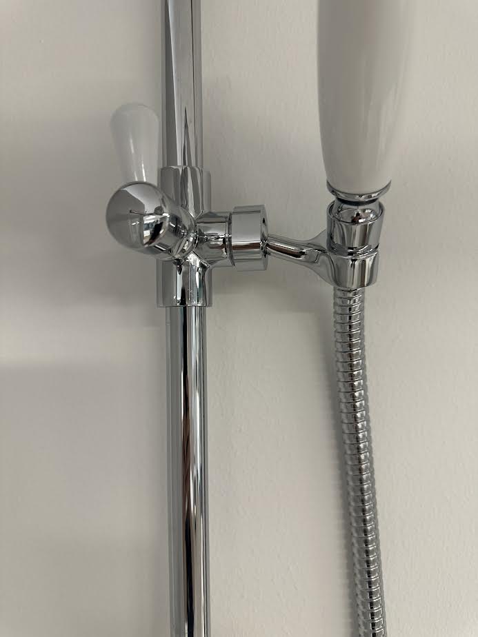 Eastbrook Traditionele Opbouw Doucheset Wit/Chroom 93.0071