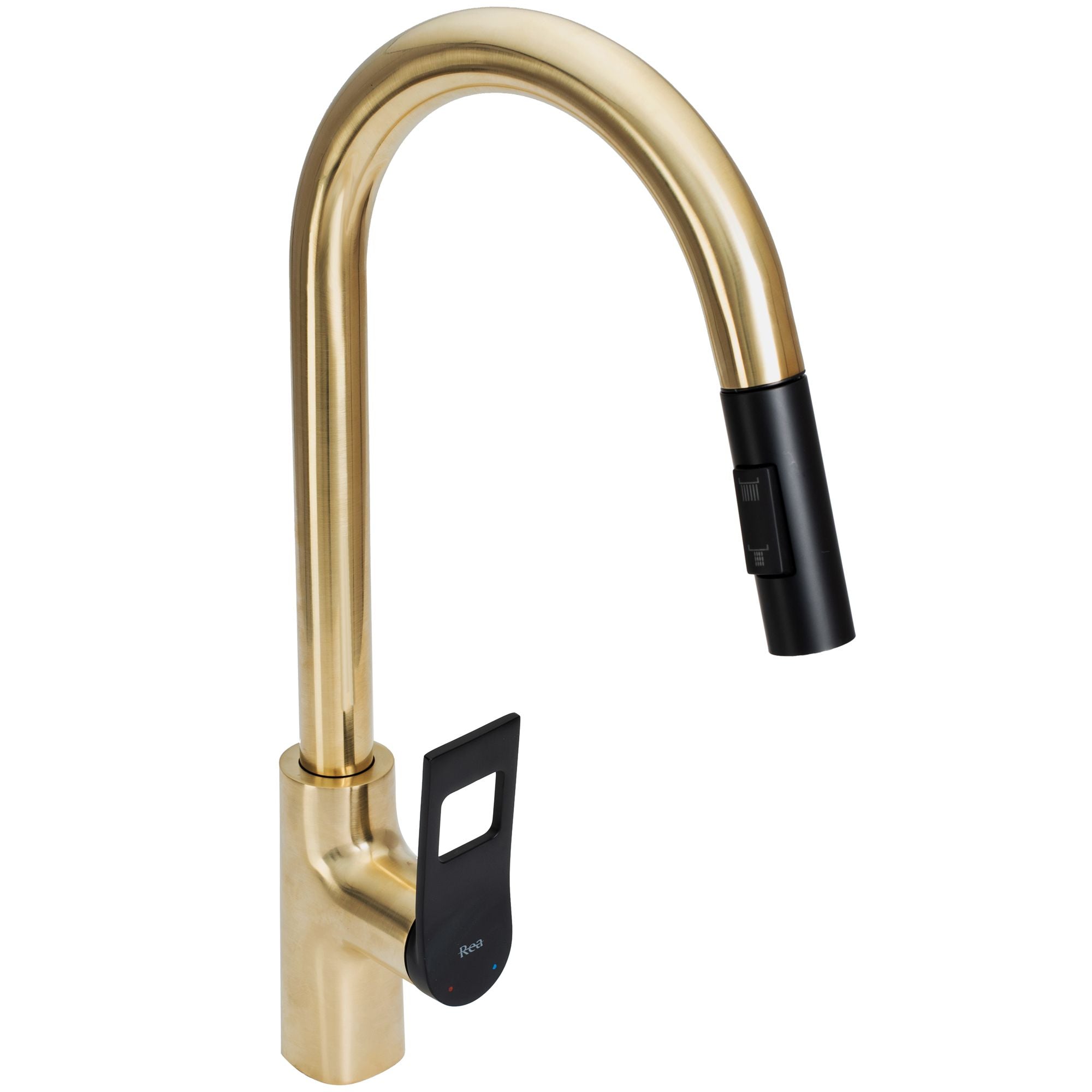 Keukenkraan Rea SOUL Black/Brush Gold