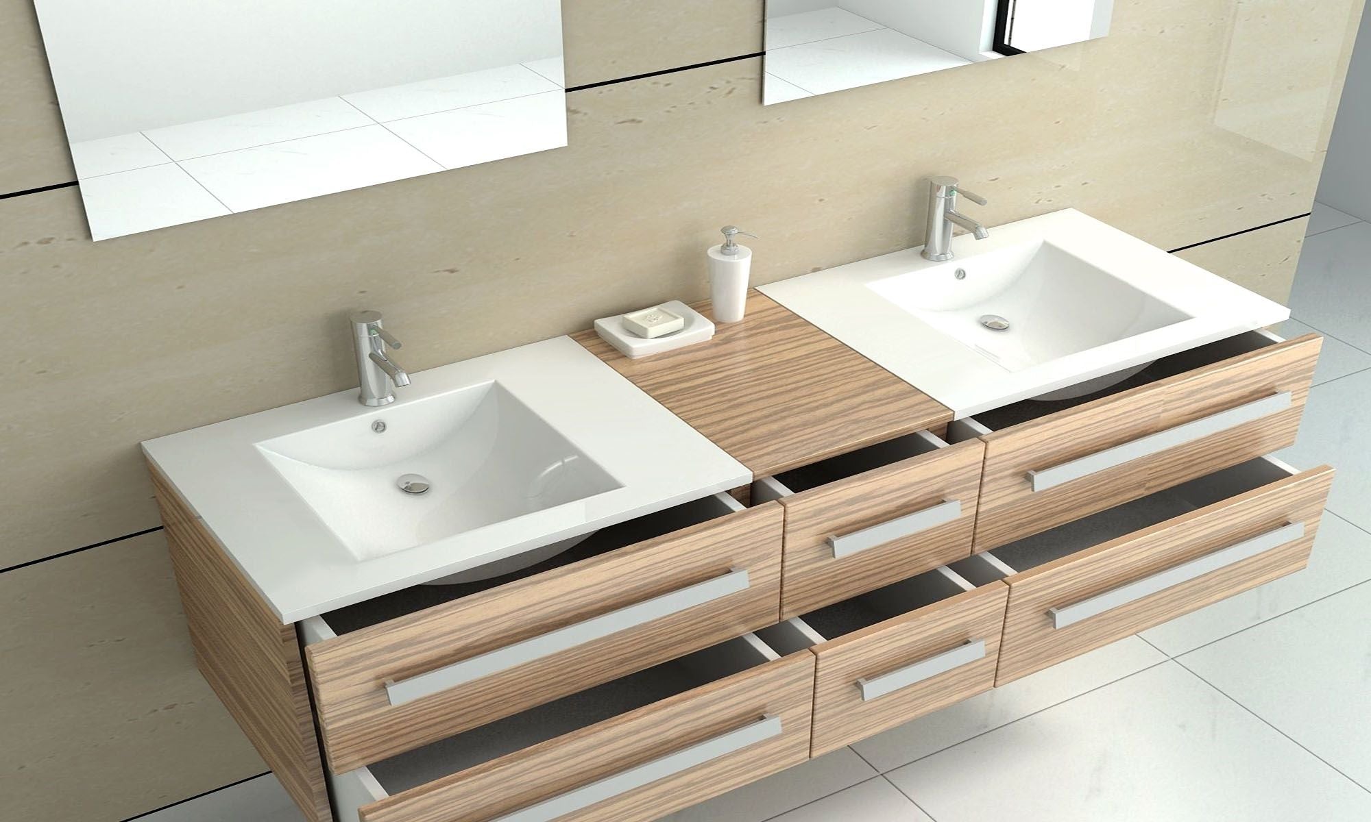 Inbouwwastafel Rea Dafne 75