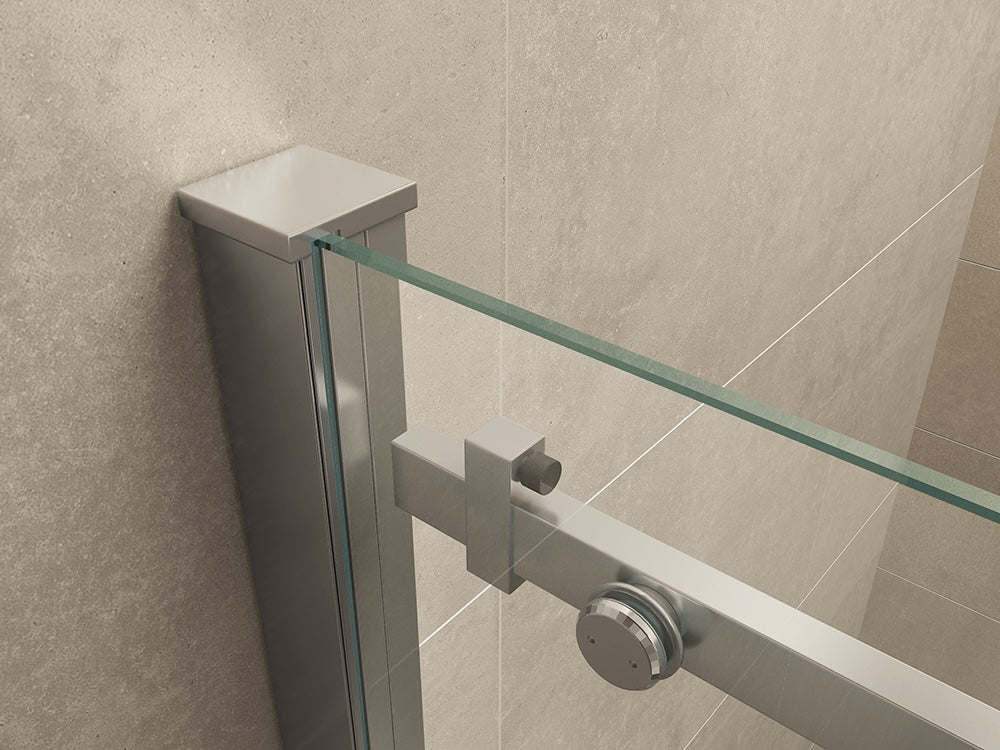 Wiesbaden Slide nis schuifdeur 1100 x 2000 x 8 mm nano helder glas/chroom
