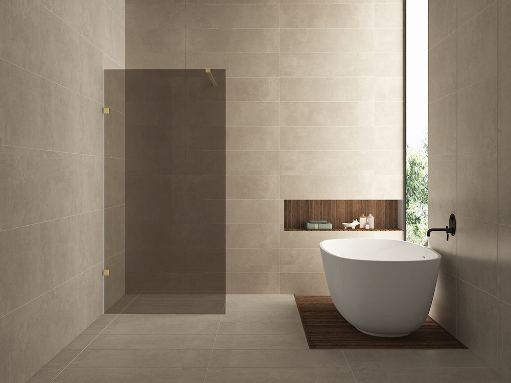 Wiesbaden Less Inloopdouche 80x200 Brons