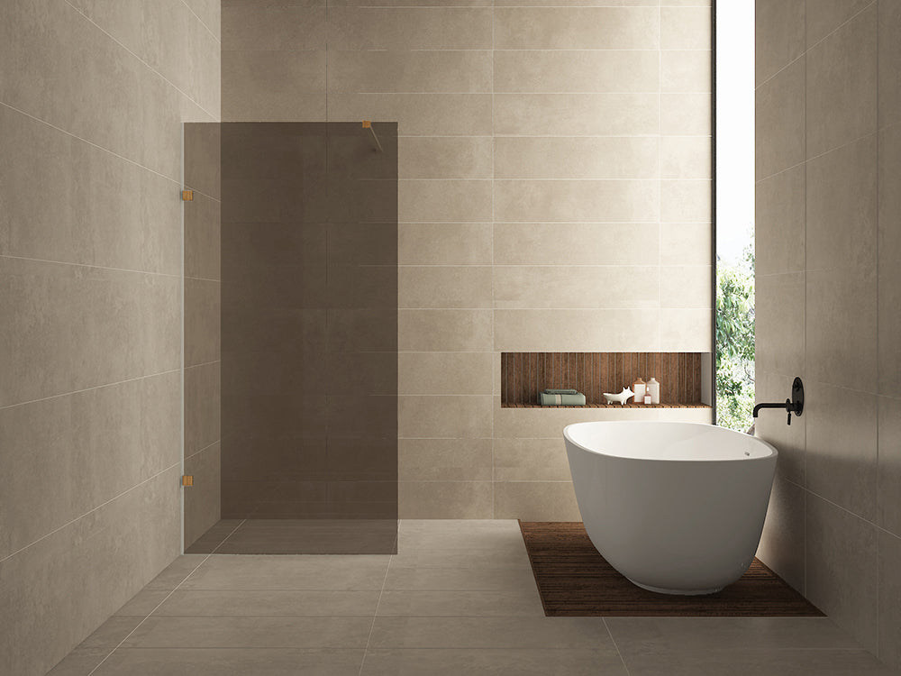 Wiesbaden Less Inloopdouche 80x200 Brons