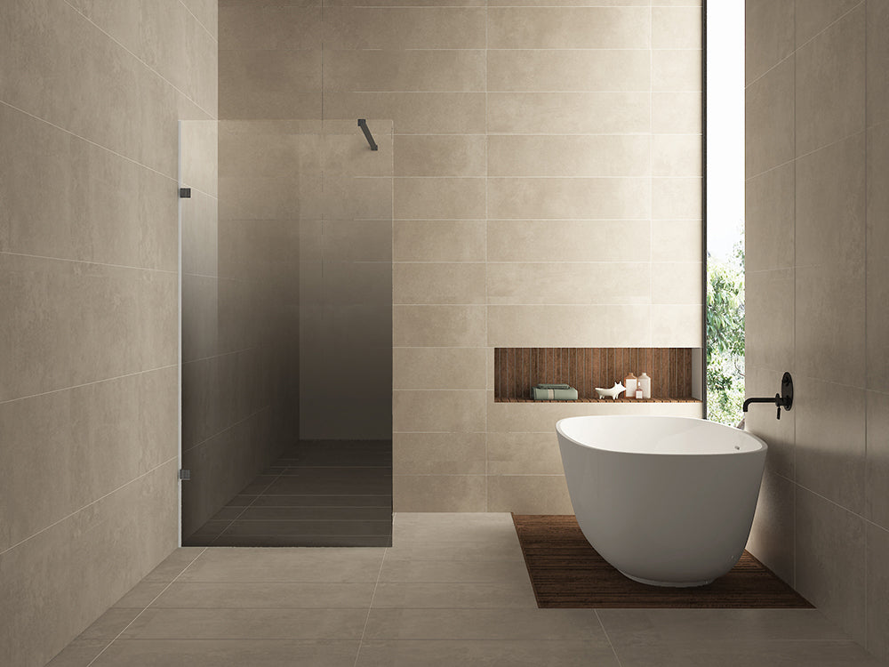 Wiesbaden Less Inloopdouche 80x200 Gunmetal