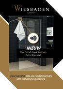 Sita inloopdouche met handdoekhouder 80x200 cm chroom/8 mm helder glas met Nano coating