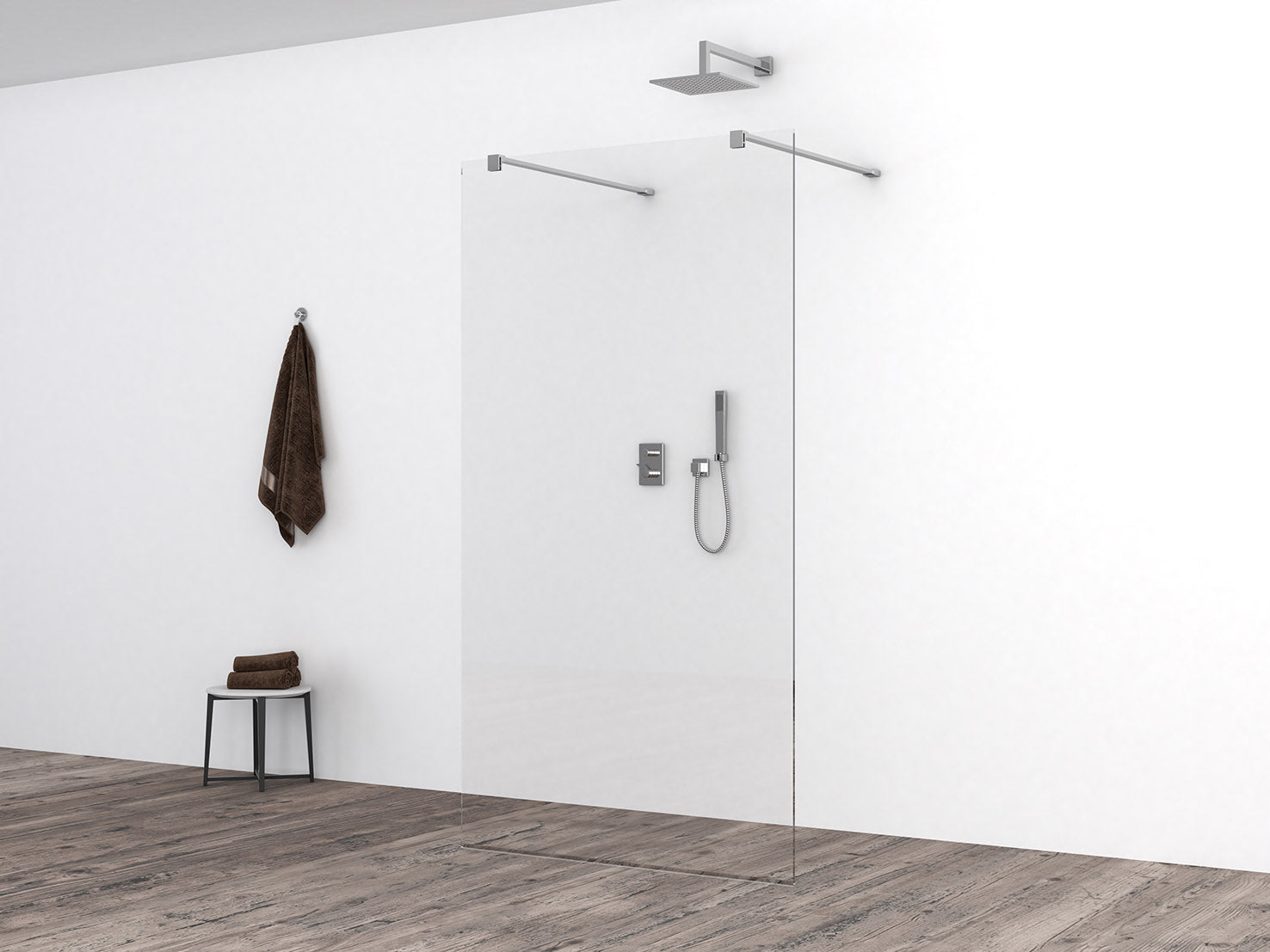 Wiesbaden Slim Inloopdouche 80x200